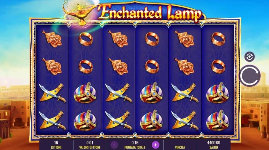 Enchanted Lamp demo screen