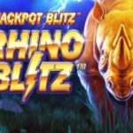 Rhino Blitz video slot logo