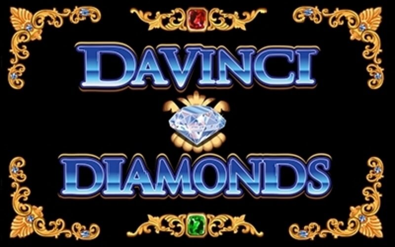 Da Vinci Diamonds slot logo
