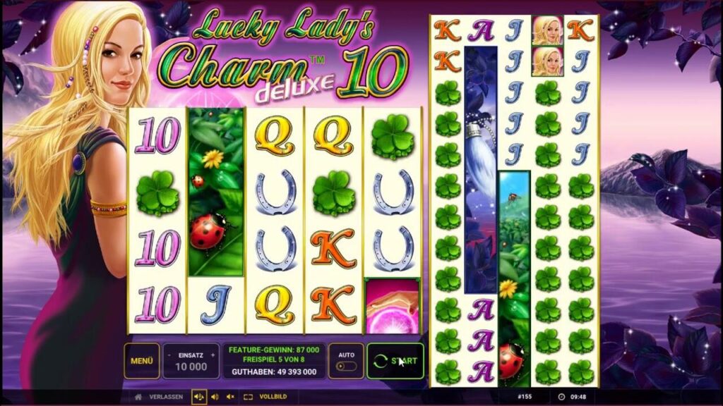 Lucky Lady's Charm 10 slot logo